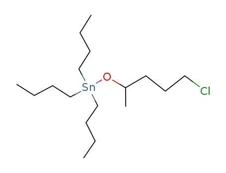 Molecular Structure of 41968-76-7 ((C<sub>4</sub>H<sub>9</sub>)3SnOCH(CH<sub>3</sub>)CH<sub>2</sub>CH<sub>2</sub>CH<sub>2</sub>Cl)