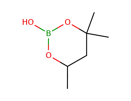 Molecular Structure of 78-60-4 (4,4,6-trimethyl-1,3,2-dioxaborinan-2-ol)