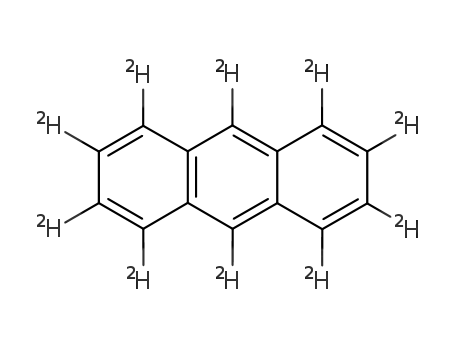 Molecular Structure of 1719-06-8 (ANTHRACENE-D10)