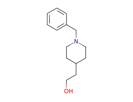 Molecular Structure of 76876-70-5 (N-BENZYL-4-(2-HYDROXYETHYL)PIPERIDINE)