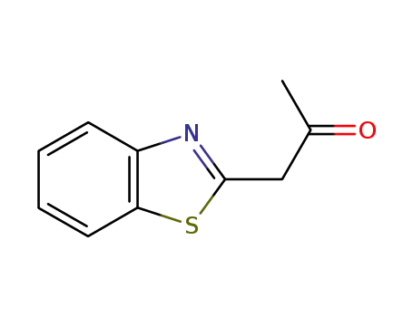 Molecular Structure of 36874-53-0 (2-Propanone,1-(2-benzothiazolyl)-(9CI))