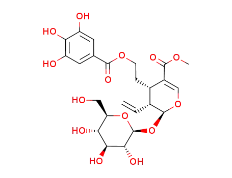 Molecular Structure of 131189-57-6 (Cornuside)