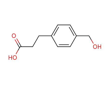 Benzenepropanoic acid, 4-(hydroxymethyl)-