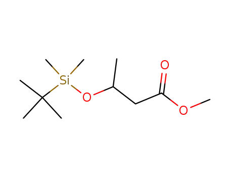 Molecular Structure of 116414-91-6 (3-(tert-Butyldimethylsiloxy)butyric acid methyl ester)