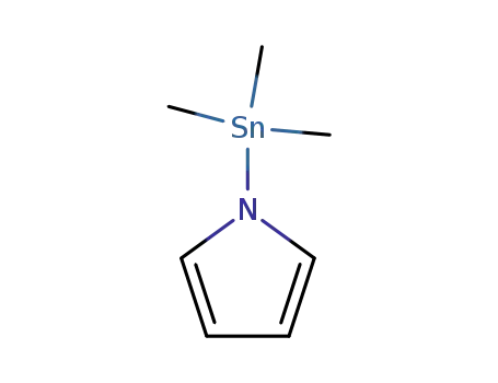 Molecular Structure of 14813-59-3 (1H-Pyrrole, 1-(trimethylstannyl)-)