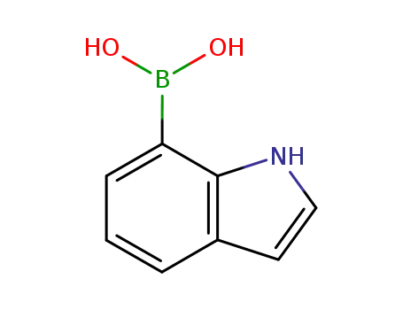 Molecular Structure of 210889-31-9 (INDOLE-7-BORONIC ACID)