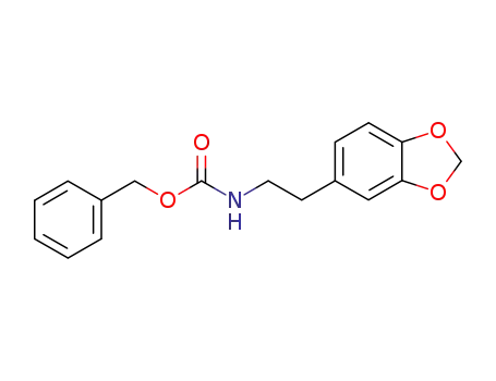 Molecular Structure of 550358-40-2 (benzyl N-[2-(benzo[1,3]dioxol-5-yl)ethyl]carbamate)