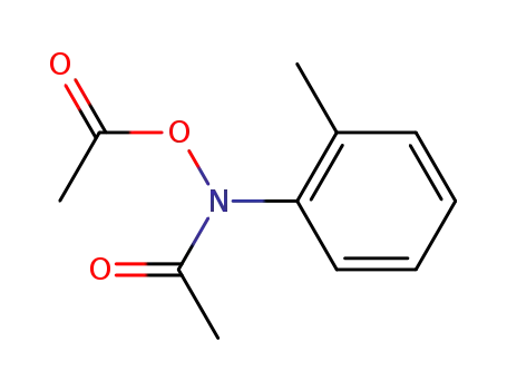 Molecular Structure of 112077-92-6 (N-ACETOXY-N-ACETYL-ORTHO-TOLUIDINE)