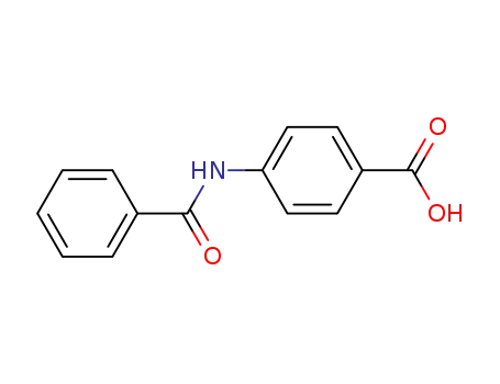 Molecular Structure of 582-80-9 (4-(BENZOYLAMINO)BENZOIC ACID)