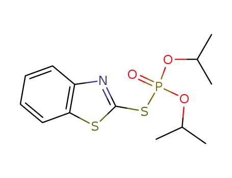 Molecular Structure of 75291-14-4 (Thiophosphoric acid S-benzothiazol-2-yl ester O,O'-diisopropyl ester)