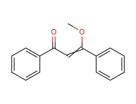 Molecular Structure of 50515-45-2 (2-Propen-1-one, 3-methoxy-1,3-diphenyl-)