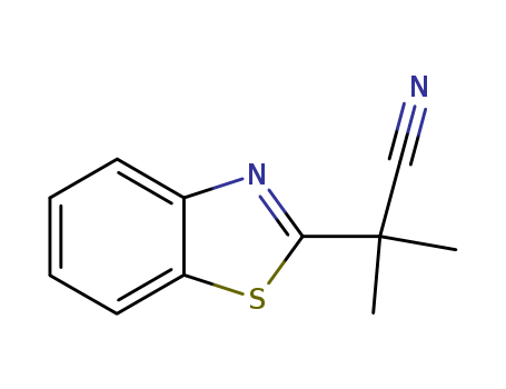 2-Benzothiazoleacetonitrile, α,α-dimethyl-