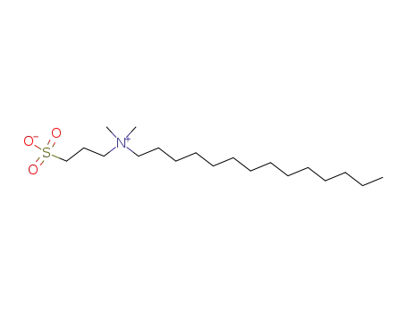 Molecular Structure of 14933-09-6 (3-(N,N-Dimethylmyristylammonio)propanesulfonate)