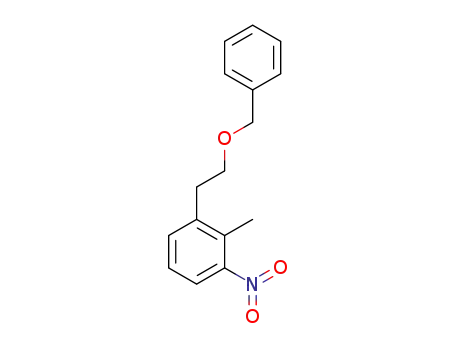 Molecular Structure of 1426679-26-6 (1-[(2-methyl-3-nitrophenethyloxy)methyl]benzene)