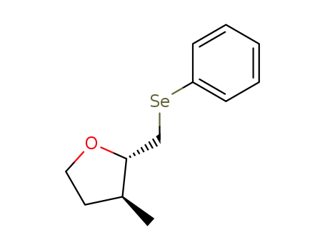 Molecular Structure of 109065-97-6 ((2S,3S)-3-Methyl-2-phenylselanylmethyl-tetrahydro-furan)