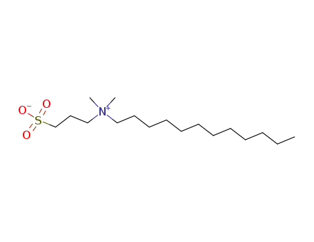 Molecular Structure of 14933-08-5 (N-Dodecyl-N,N-dimethyl-3-ammonio-1-propanesulfonate)