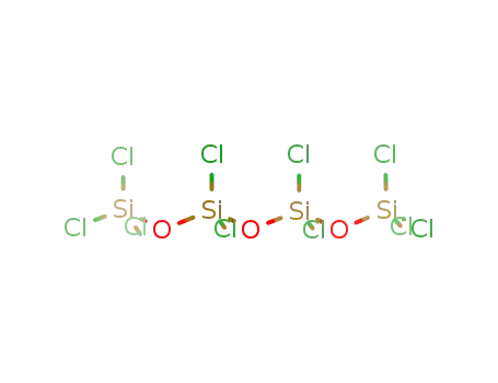 Molecular Structure of 56240-64-3 (Tetrasiloxane, decachloro-)