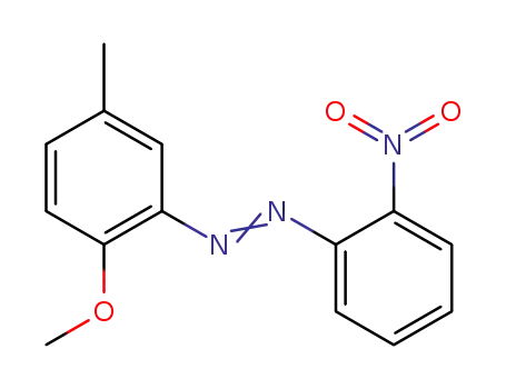 Molecular Structure of 29530-48-1 (2-Nitro-2'-methoxy-5'-methyl-azobenzol)