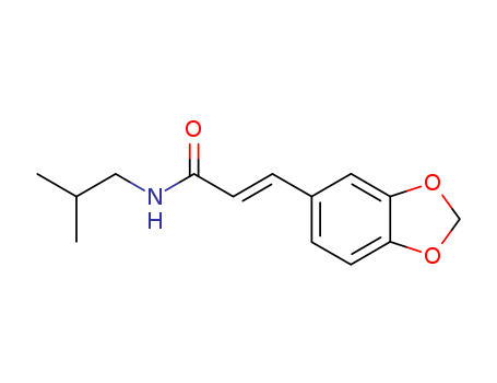 3-(1,3-benzodioxol-5-yl)-N-(2-methylpropyl)prop-2-enamide
