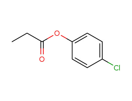 Molecular Structure of 61469-49-6 ((4-chlorophenyl) propanoate)
