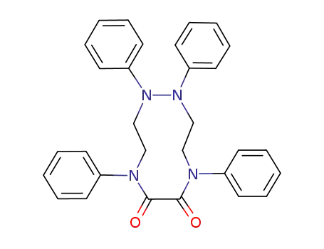 Molecular Structure of 87443-00-3 (1,2,5,8-Tetrazecine-6,7-dione, octahydro-1,2,5,8-tetraphenyl-)
