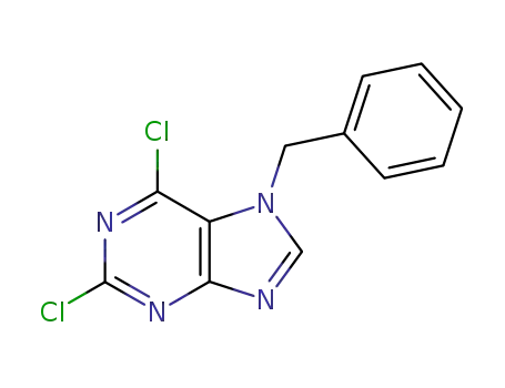 Molecular Structure of 56025-87-7 (7-benzyl-2,6-dichloro-7H-purine)