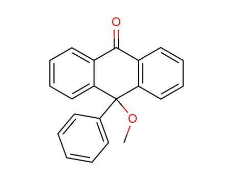 Molecular Structure of 25548-89-4 (10-methoxy-10-phenylanthracen-9(10H)-one)