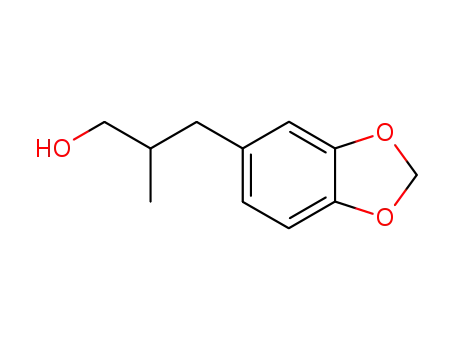 Molecular Structure of 1446-84-0 (3-benzo[1,3]dioxol-5-yl-2-methyl-propan-1-ol)