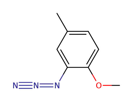Molecular Structure of 77721-47-2 (2-Methoxi-5-methylphenylazid)