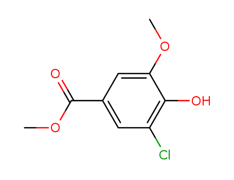 Benzoic acid,3-chloro-4-hydroxy-5-methoxy-, methyl ester