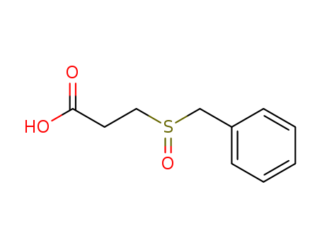 Propanoic acid, 3-[(phenylmethyl)sulfinyl]-