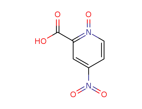 Molecular Structure of 14933-78-9 (4-Nitropyridine-2-carboxylic acid 1-oxide)