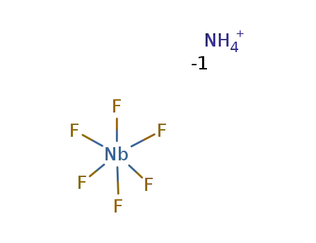 Molecular Structure of 12062-13-4 (AMMONIUM HEXAFLUORONIOBATE)