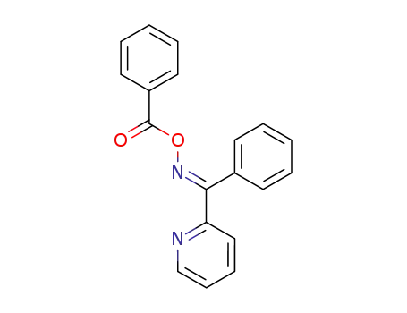 Molecular Structure of 100663-87-4 (Methanone, phenyl-2-pyridinyl-, O-benzoyloxime, (E)-)