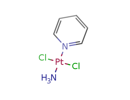 Molecular Structure of 15092-07-6 (Platinum,amminedichloro(pyridine)-, (SP-4-3)-)