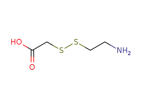 Molecular Structure of 638-43-7 ([(2-aminoethyl)disulfanyl]acetic acid)
