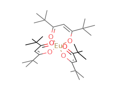 Molecular Structure of 15522-71-1 (TRIS(2,2,6,6-TETRAMETHYL-3,5-HEPTANEDIONATO)EUROPIUM(III))