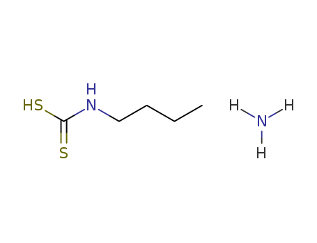 Carbamodithioic acid,butyl-, monoammonium salt (9CI)