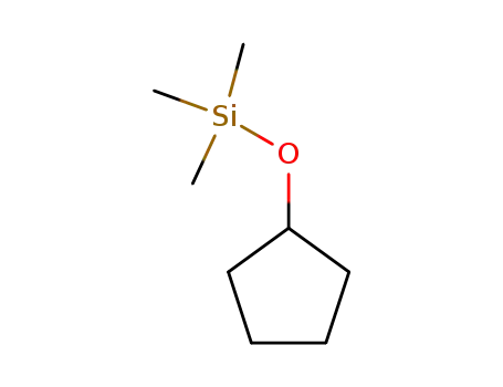 Molecular Structure of 56859-54-2 (Silane, (cyclopentyloxy)trimethyl-)