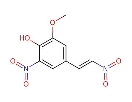 6-Nitro-2-methoxy-4-(2<i>t</i>-nitro-vinyl-(1<i>r</i>))-phenol