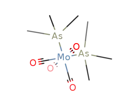 Molecular Structure of 111265-67-9 (bis(triethylarsine)molybdenum tetracarbonyl)