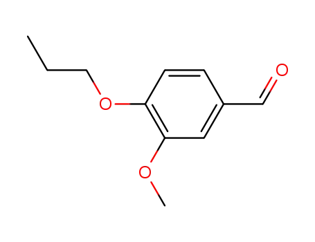 Molecular Structure of 57695-98-4 (3-METHOXY-4-PROPOXY-BENZALDEHYDE)