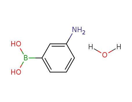 Molecular Structure of 206658-89-1 (3-Aminophenylboronic acid monohydrate)
