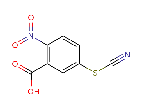Molecular Structure of 30211-77-9 (2-NITRO-5-THIOCYANATOBENZOIC ACID)