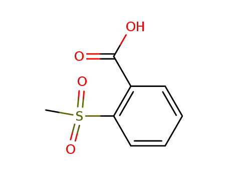 Molecular Structure of 33963-55-2 (2-(METHYLSULFONYL)BENZOIC ACID)