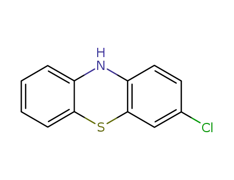 Molecular Structure of 1207-99-4 (3-chloro-10H-phenothiazine)