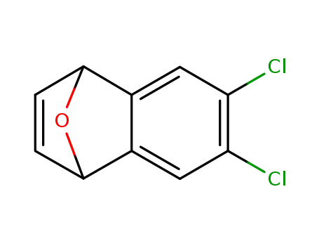Molecular Structure of 144474-60-2 (1,4-Epoxynaphthalene, 6,7-dichloro-1,4-dihydro-)