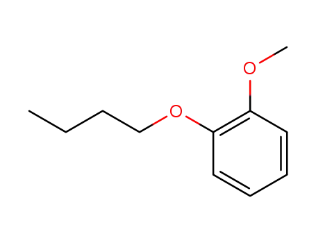 Molecular Structure of 51241-33-9 (Benzene, 1-butoxy-2-methoxy-)