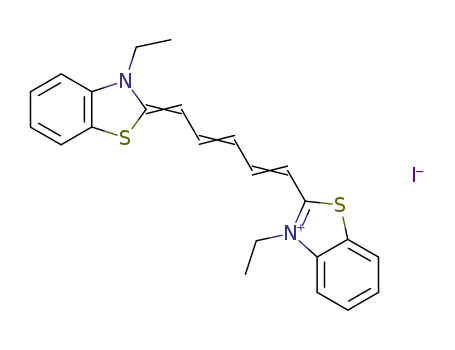 Molecular Structure of 514-73-8 (3,3'-DIETHYLTHIADICARBOCYANINE IODIDE)