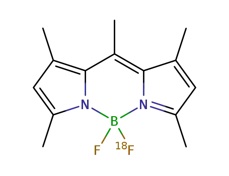 Molecular Structure of 1380420-29-0 (C<sub>14</sub>H<sub>17</sub>BF<sup>(18)</sup>FN<sub>2</sub>)